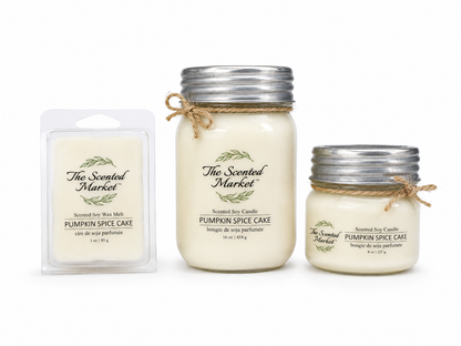 PUMPKIN SPICE CAKE Soy Wax Candle 16 oz
