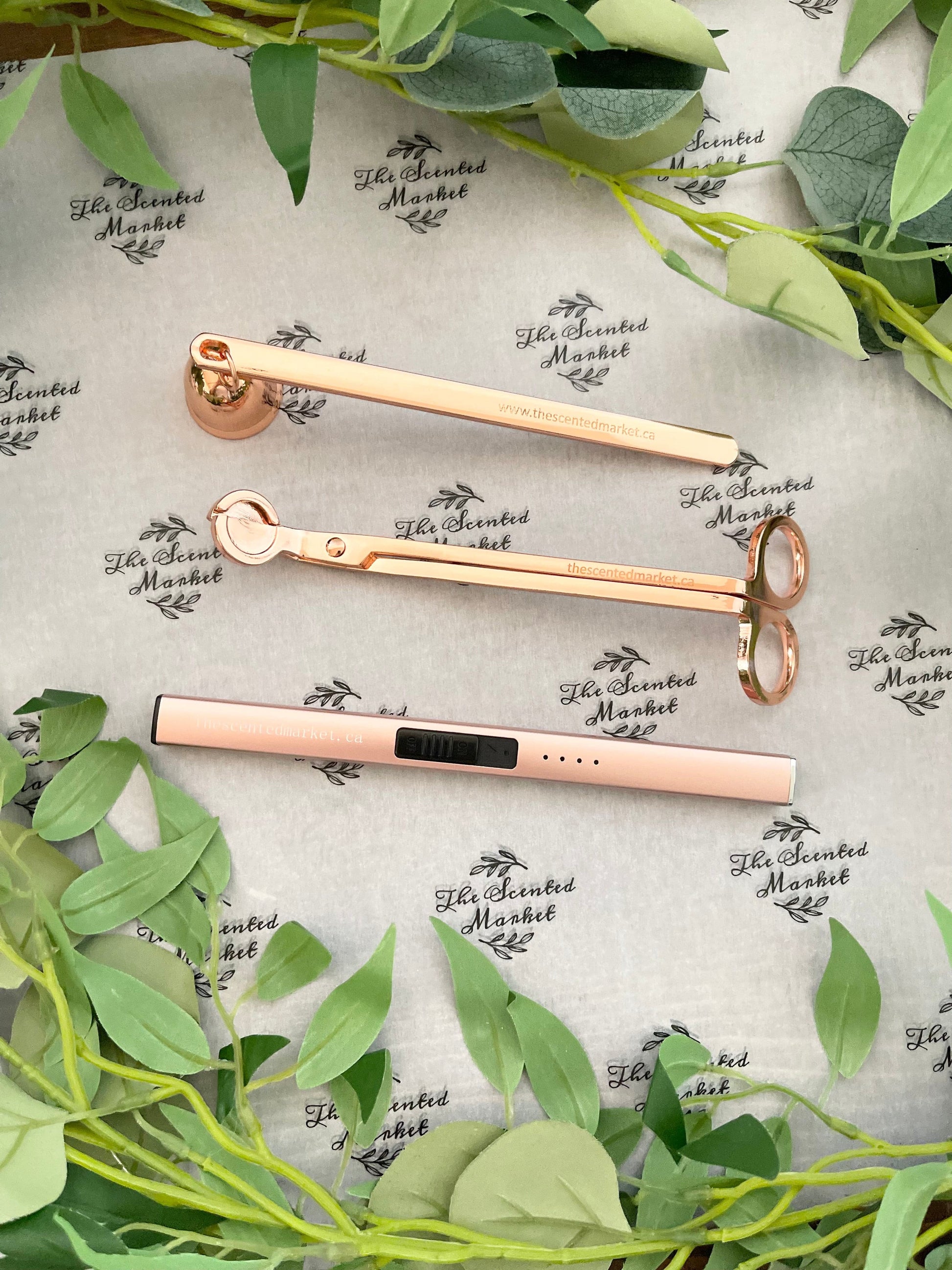 Candle Snuffer - Rose Gold - The Scented Market 