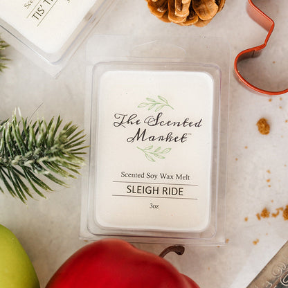 SLEIGH RIDE Soy Wax Melt - The Scented Market  Wax Tarts   
