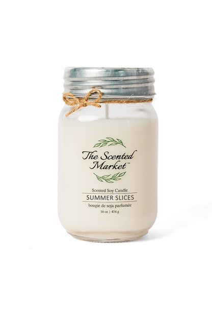 SUMMER SLICES Soy Wax Candle 16 oz - The Scented Market 