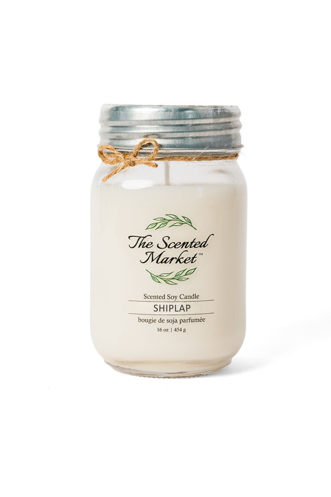 SHIPLAP Soy Wax Candle 16 oz - The Scented Market 