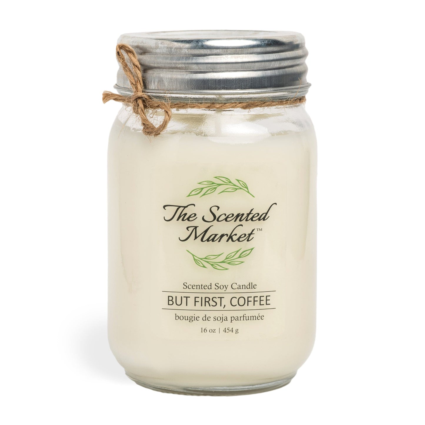 BUT FIRST, COFFEE Soy Wax Candle 16 oz - The Scented Market 