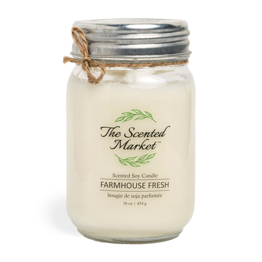 FARMHOUSE FRESH Soy Wax Candle 16 oz - The Scented Market 