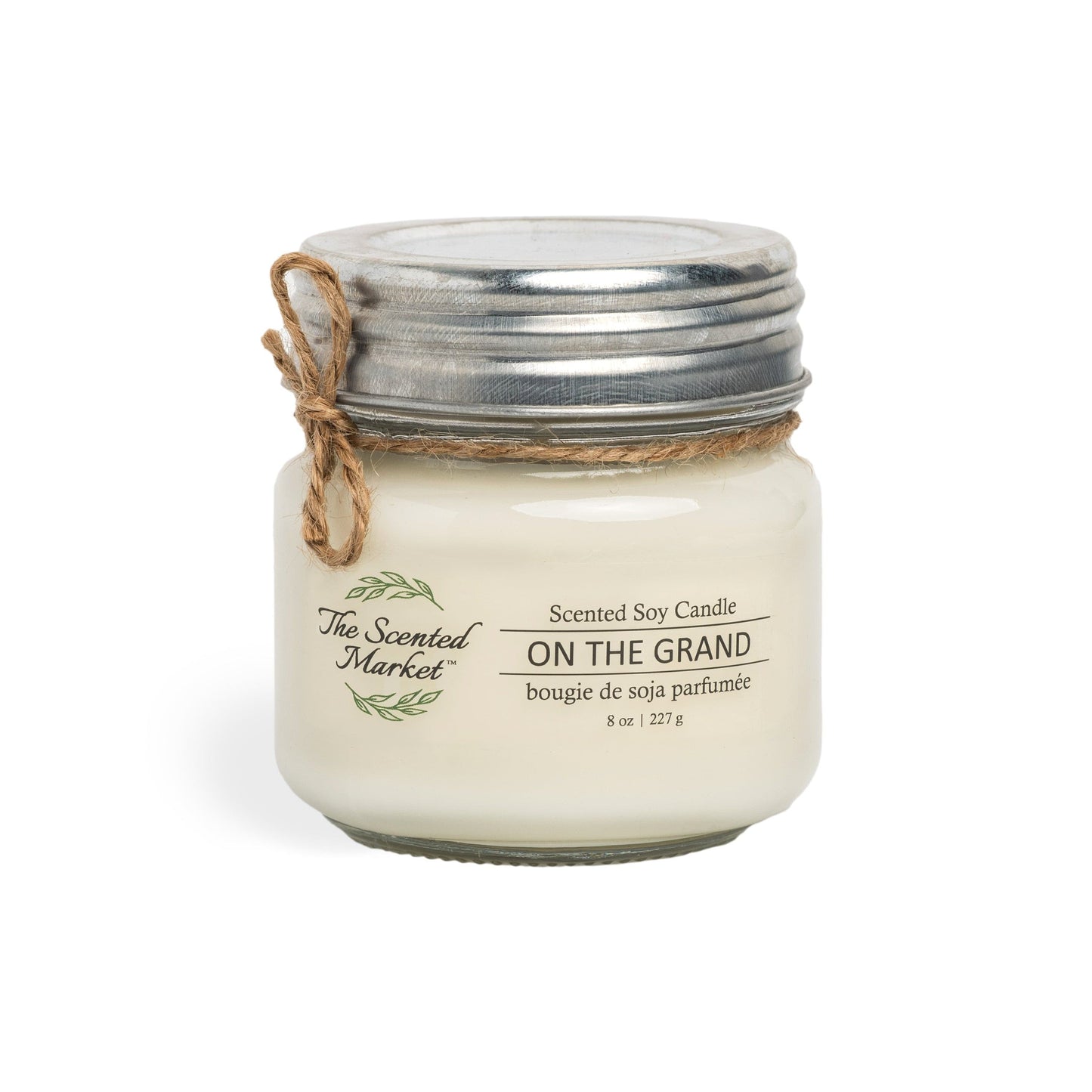 ON THE GRAND Soy Wax Candle 8 oz - The Scented Market 