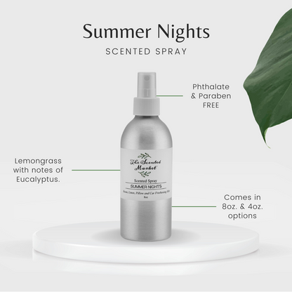 SUMMER NIGHTS Scented Spray 4 oz - The Scented Market 