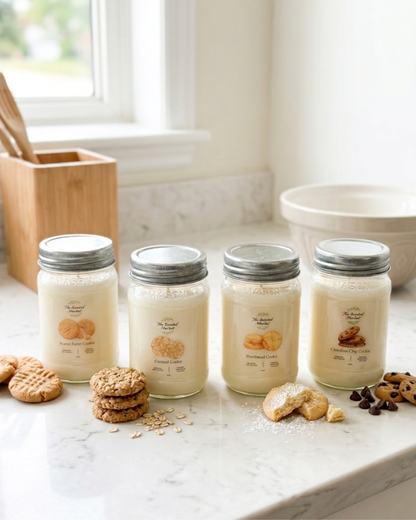 Shortbread Cookie Scented Soy Candle | Sweet Bakery Candle | 16 oz, 100 Hour Burn