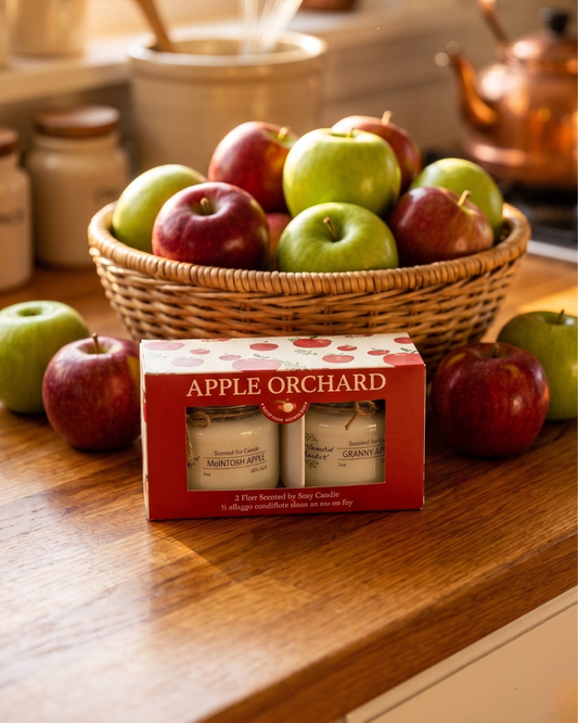 Exclusive Apple Orchard Candle 2 Pack – Granny Apple & McIntosh Apple