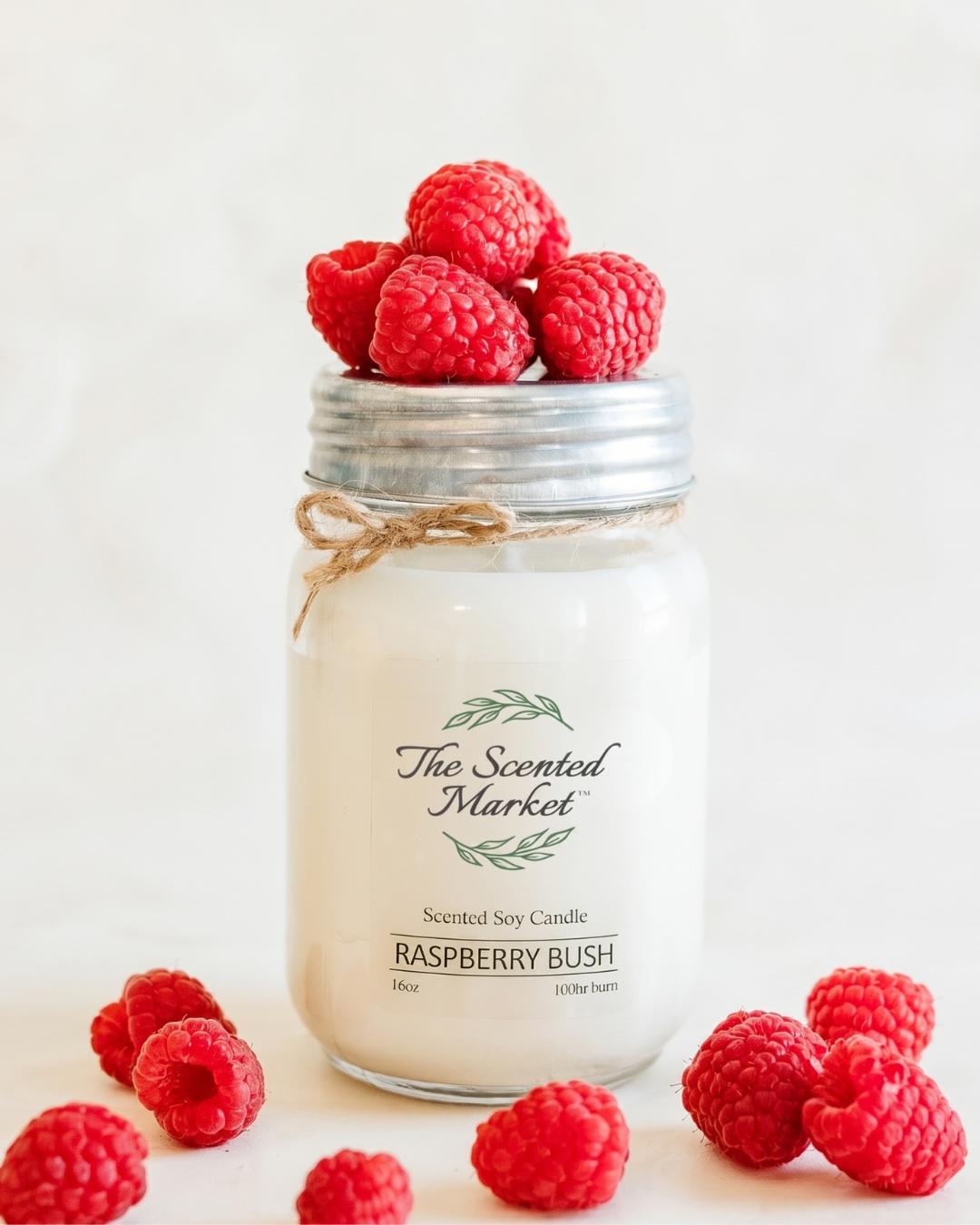 RASPBERRY BUSH Soy Wax Candle 16 oz