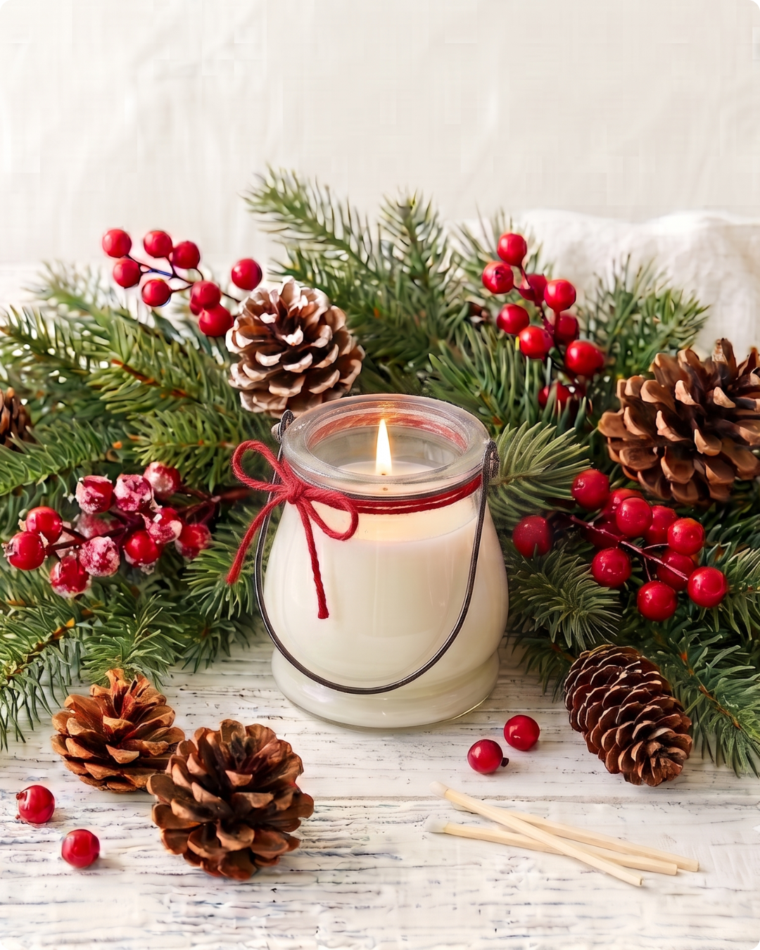 TIS' THE SEASON Candle Lantern