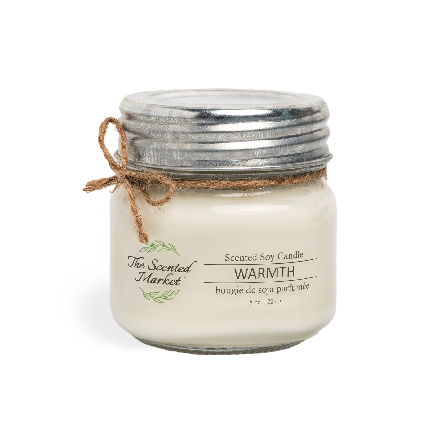 WARMTH Soy Wax Candle 8 oz - The Scented Market  Candles   