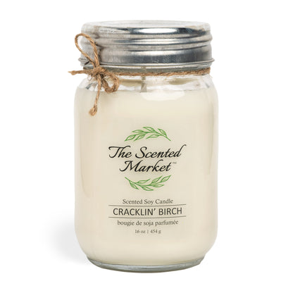 CRACKLIN' BIRCH Soy Wax Candle 16 oz - The Scented Market 