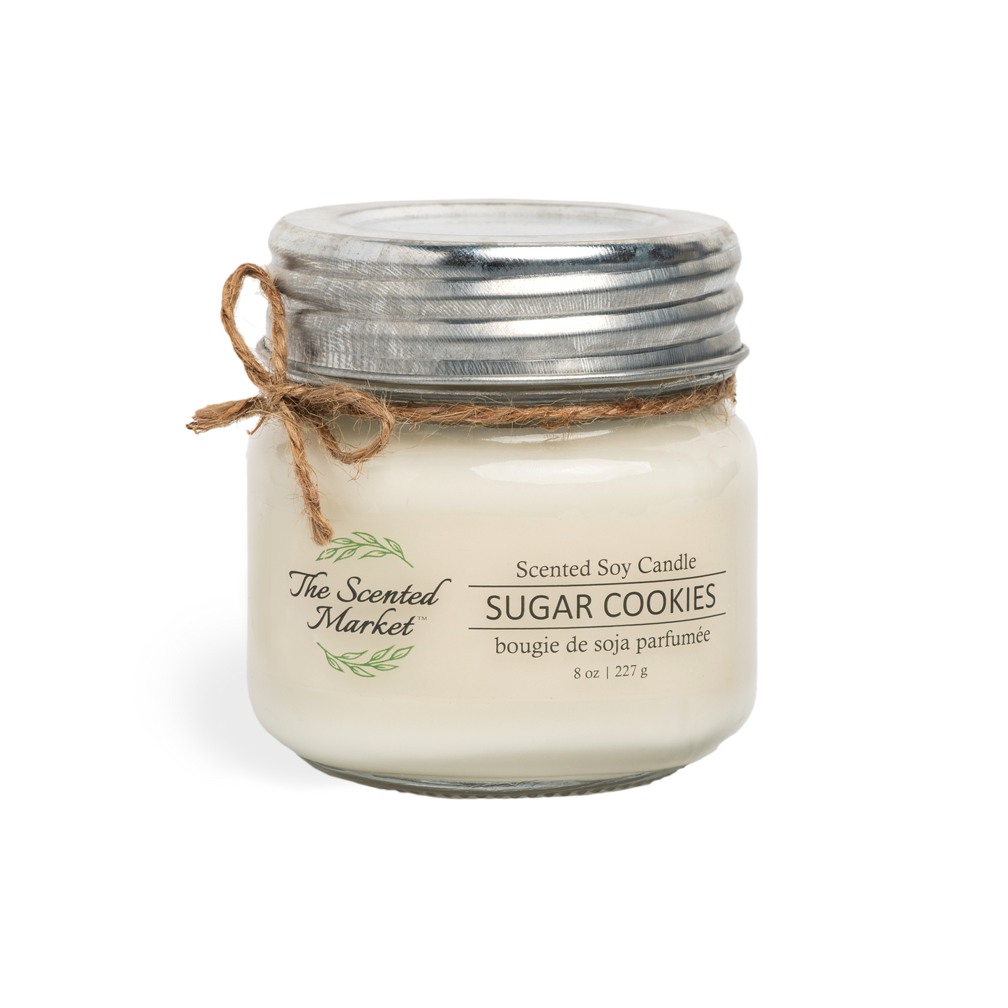 SUGAR COOKIES Soy Wax Candle 8 oz - The Scented Market 