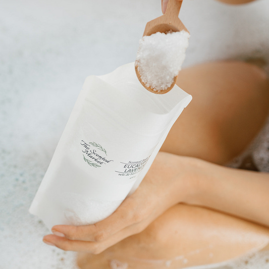 Wooden Bath Salt Scoop – Perfect Measuring Spoon for Bath Salts, Spa Soaks, and Scrubs