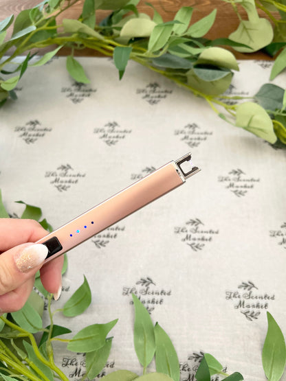 LIGHTER - USB Rechargeable Rose Gold - The Scented Market 