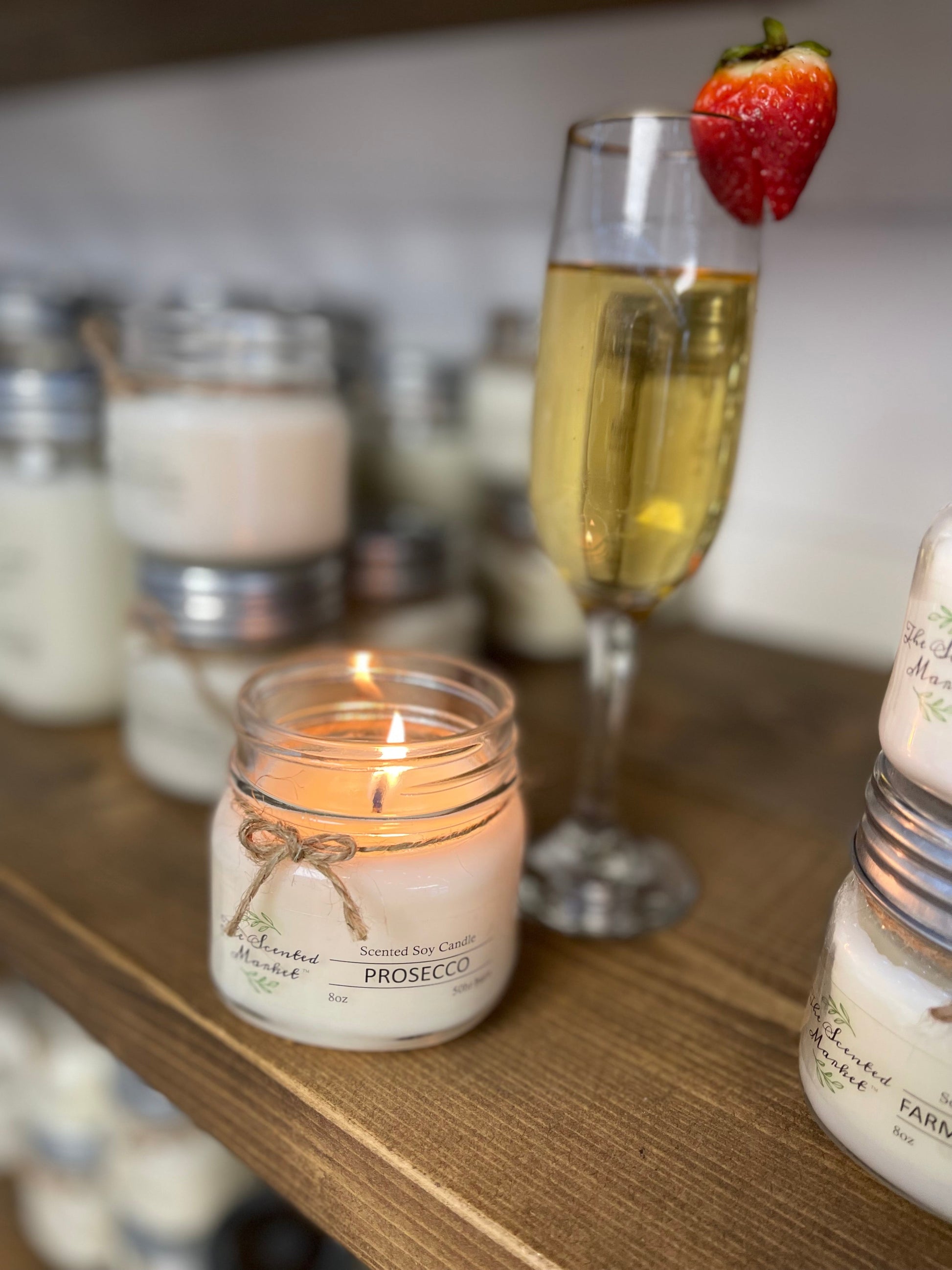 PROSECCO Soy Wax Candle - The Scented Market 
